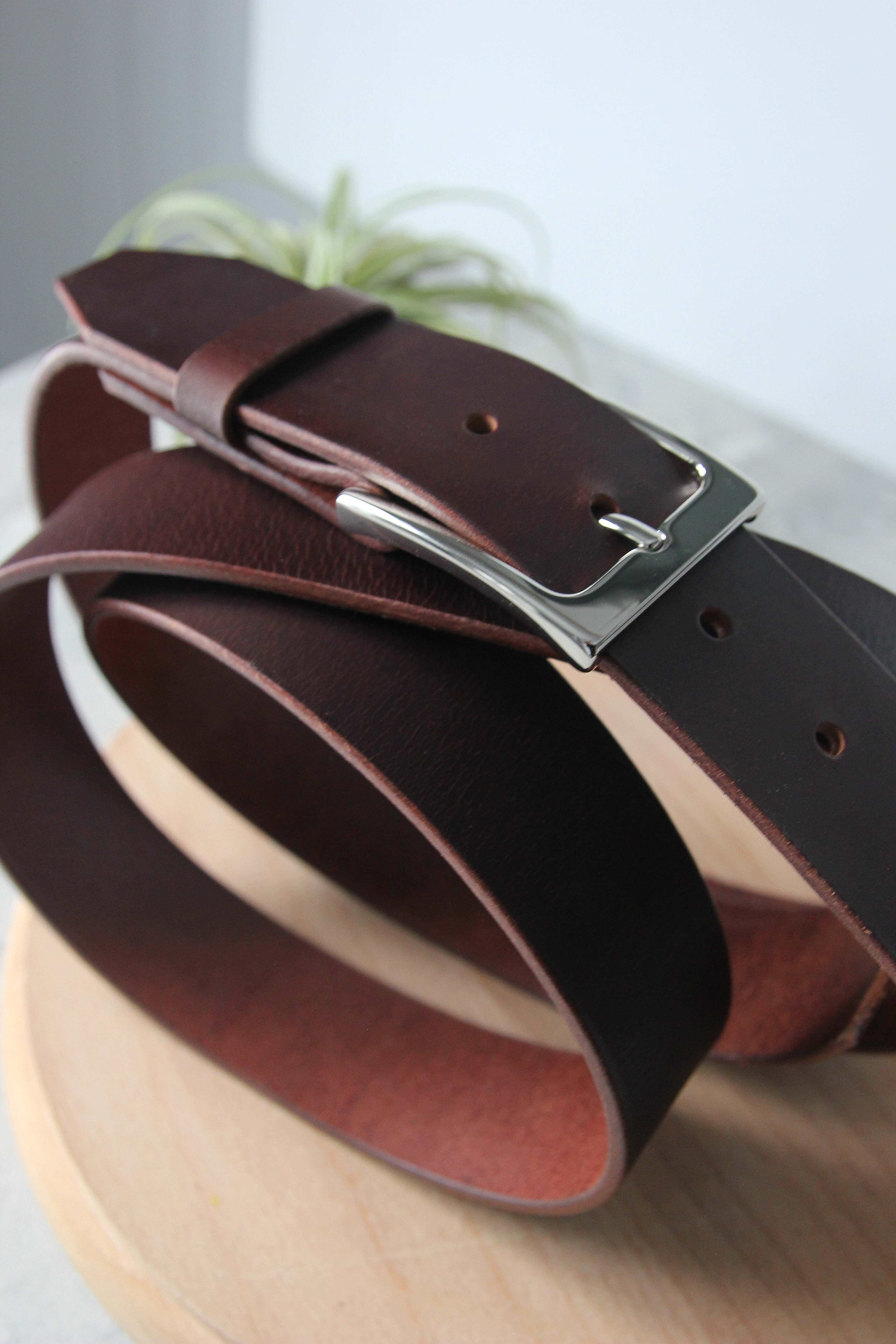 Belt, Brown, Top View