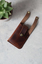 Load image into Gallery viewer, Leather Boot Wallet, Brown, Front

