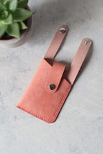 Load image into Gallery viewer, Leather Boot Wallet, Pink, Front

