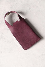 Load image into Gallery viewer, Leather Boot Wallet, Purple, Back
