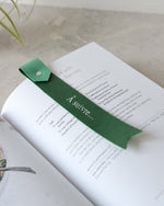 Charger l&#39;image dans la galerie, Leather Bookmark, Green
