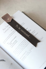Load image into Gallery viewer, Leather Bookmarks, Brown
