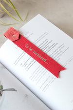 Load image into Gallery viewer, Leather Bookmarks, Red
