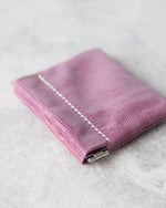 Load image into Gallery viewer, Leather Squeeze Coin Pouch, Orchid, Closed view
