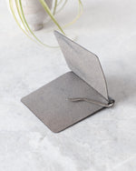 Load image into Gallery viewer, Money Clip, Black, Inside View
