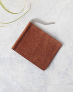 Load image into Gallery viewer, Money Clip, Brown, Top View
