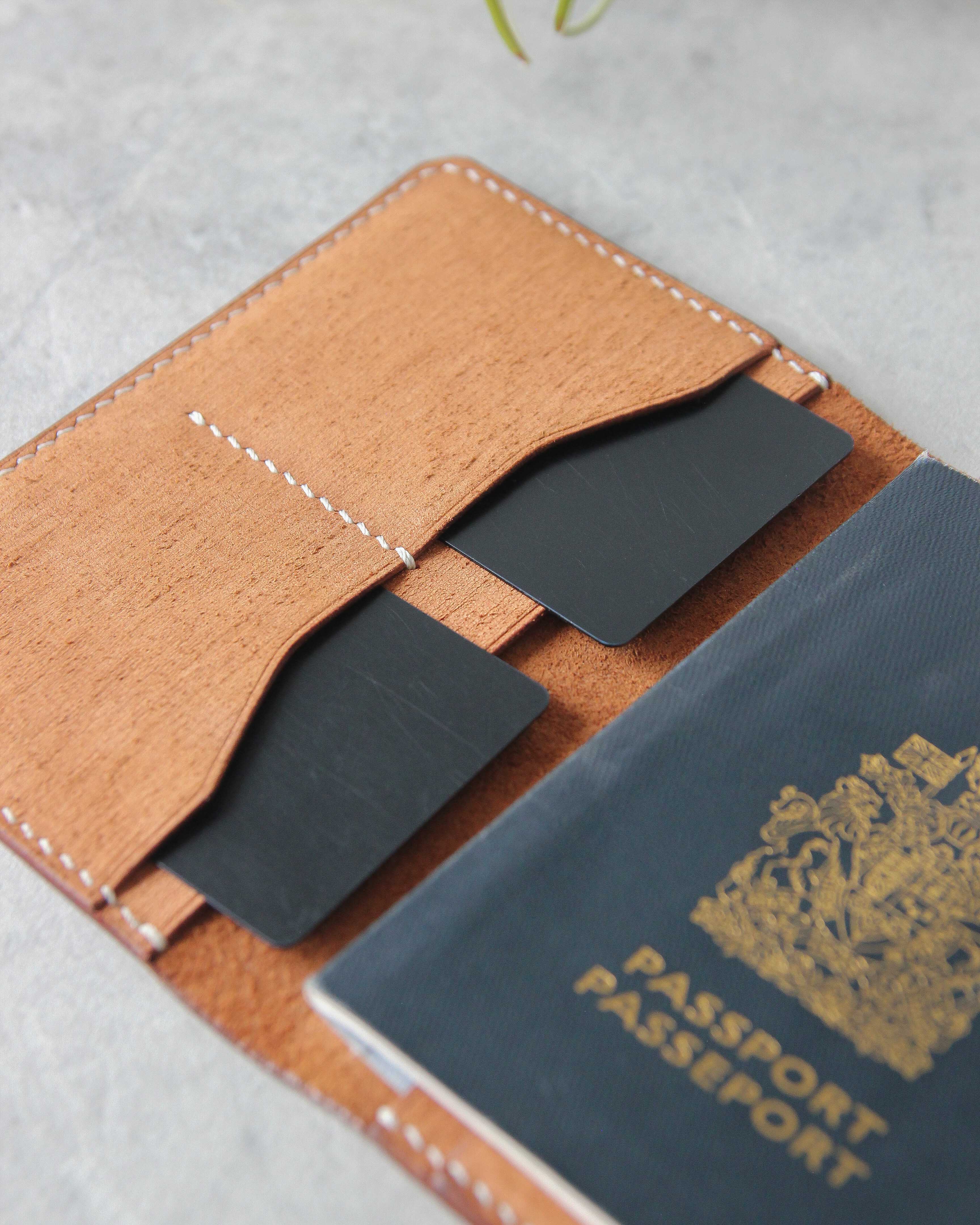 Passport Cover, Beige, Detail view