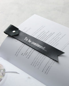 Bookmark "To be continued..."