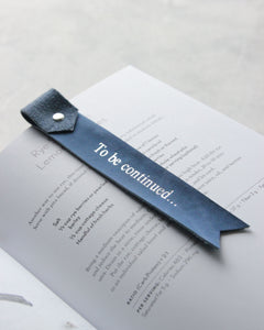 Bookmark "To be continued..."