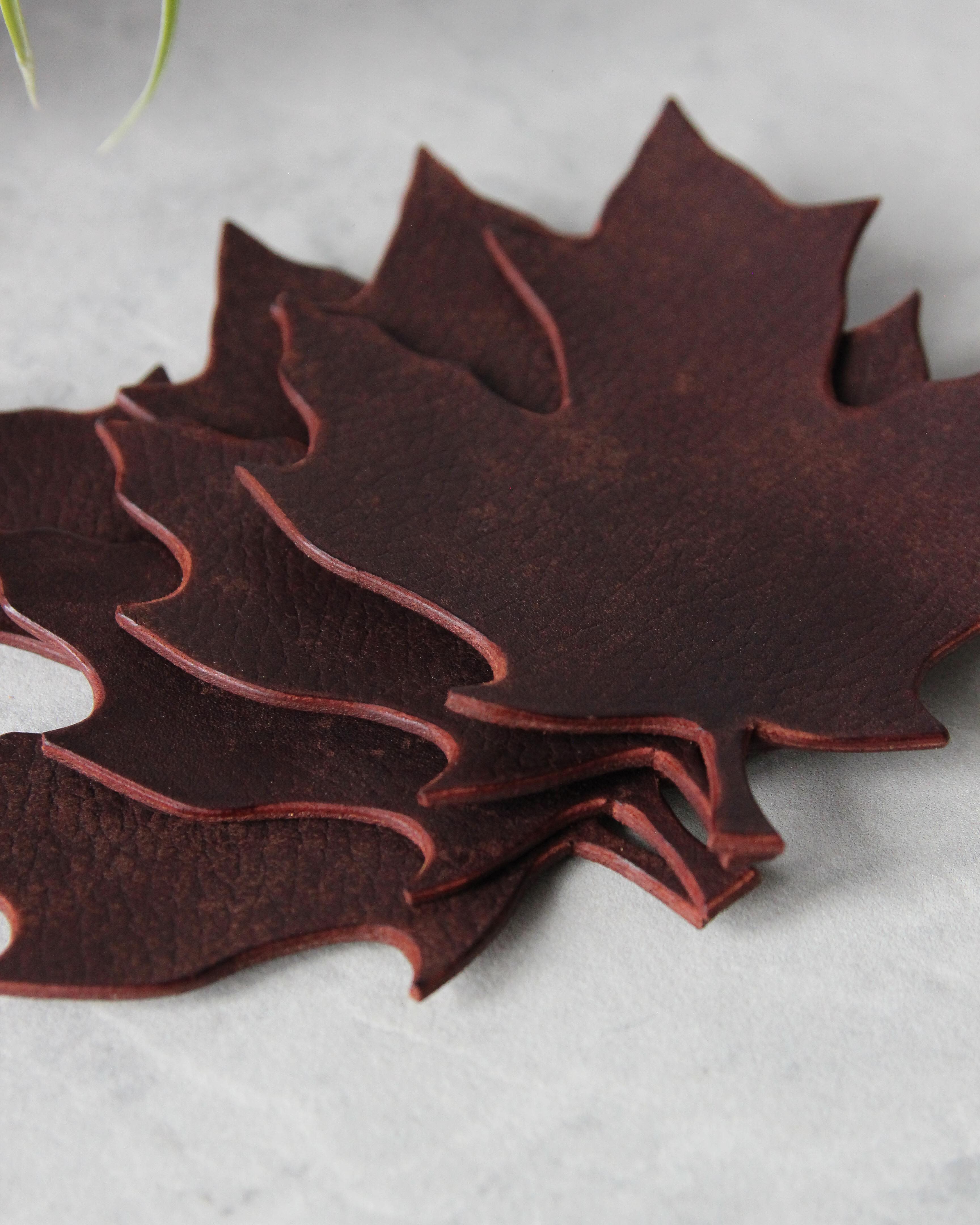 LeafCoasters_Brown_Side