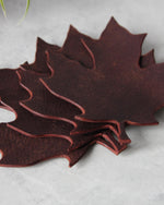 Charger l&#39;image dans la galerie, LeafCoasters_Brown_Side
