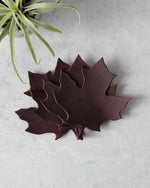 Charger l&#39;image dans la galerie, LeafCoasters_Brown_Top
