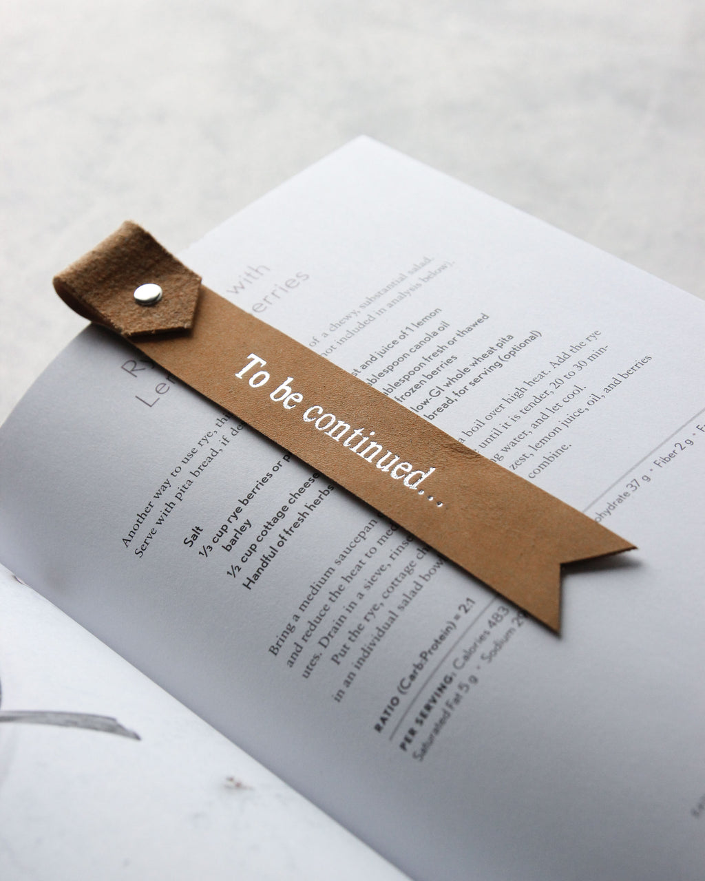 Leather Bookmarks,Caramel