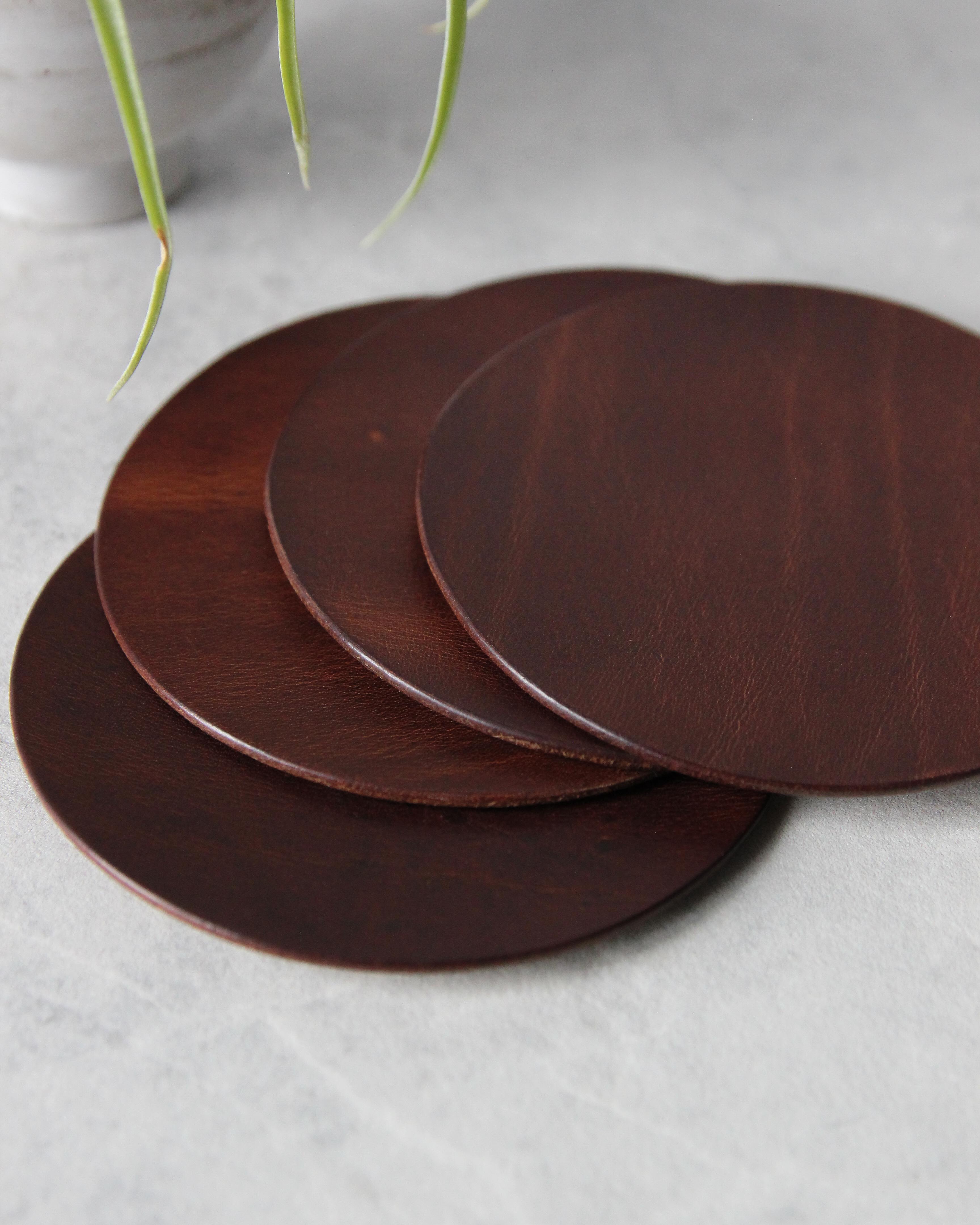 RoundCoasters_Brown_Side